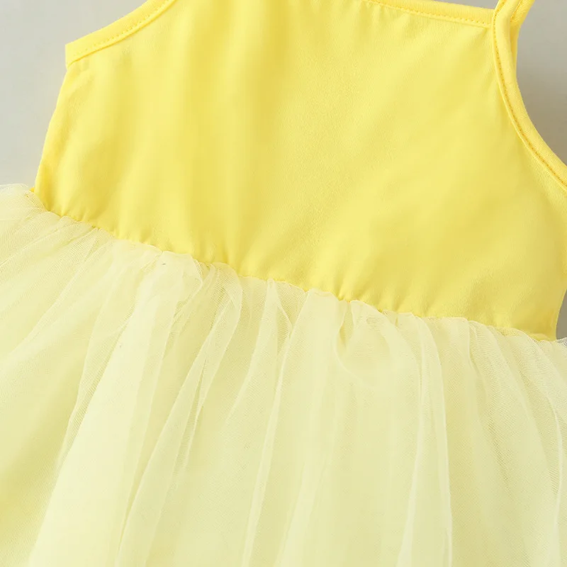 2022 high quality new design children party dress with ruffles tulle