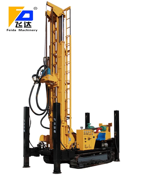Factory direct sales 800 m deep drilling well drilling rig, hydraulic top drive.