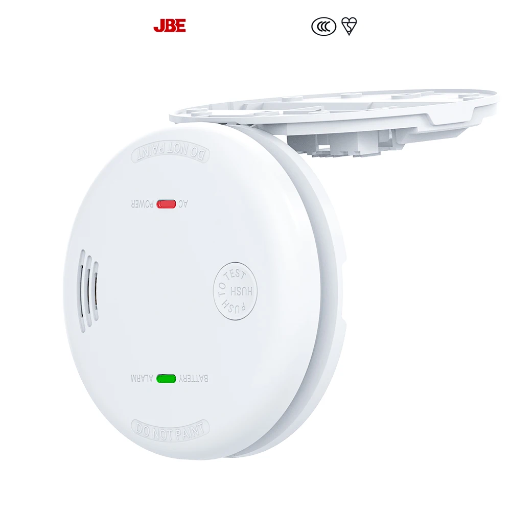 AC 220V Dual power interconnection  Markdown Sale Interlinked 10 Years Dc 9v Smoke Only Smoke Detector Alarms