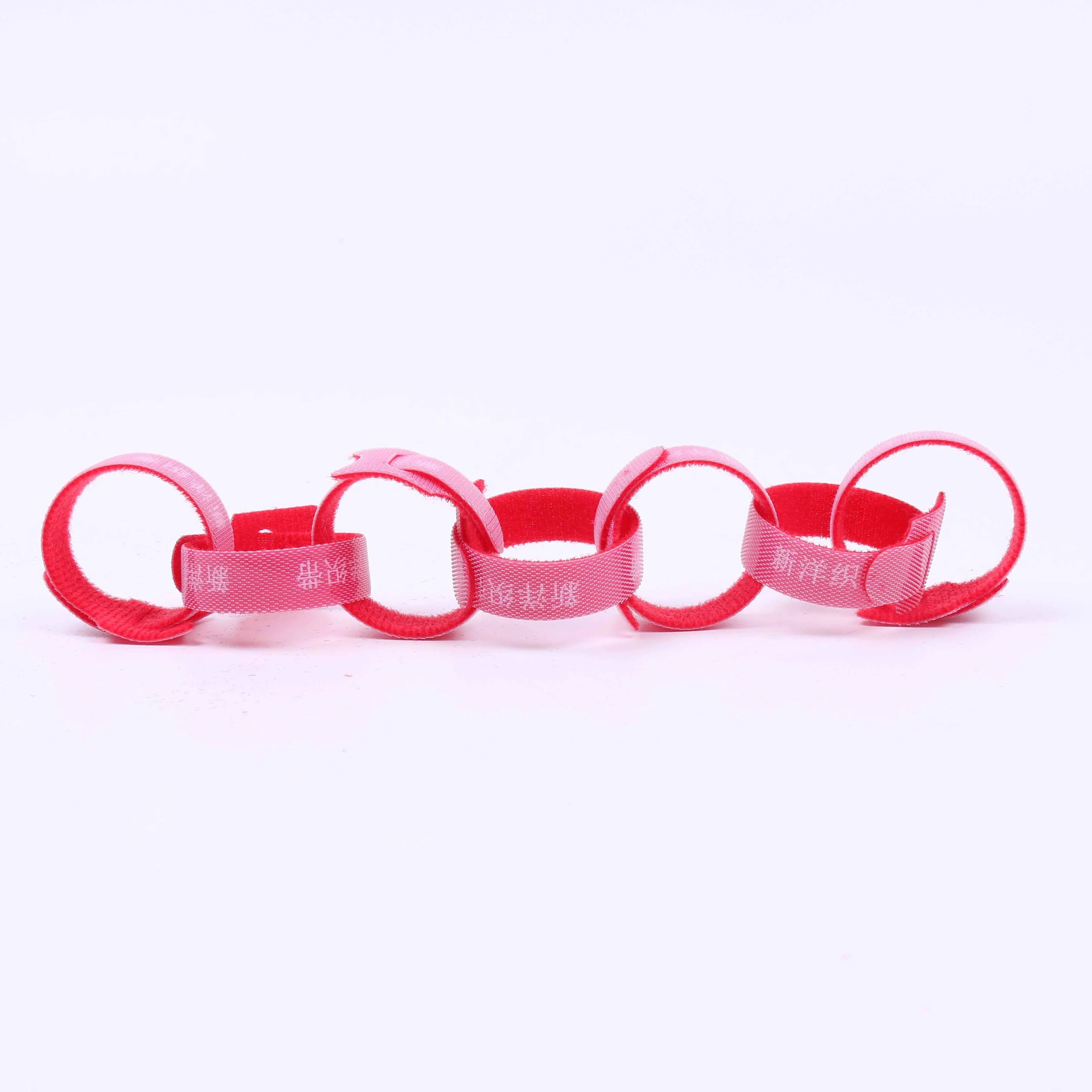 Side hook and loop fasteners strap and Promotional Price Nylon Self-locked Lock Hook And Loop Fasteners Strap