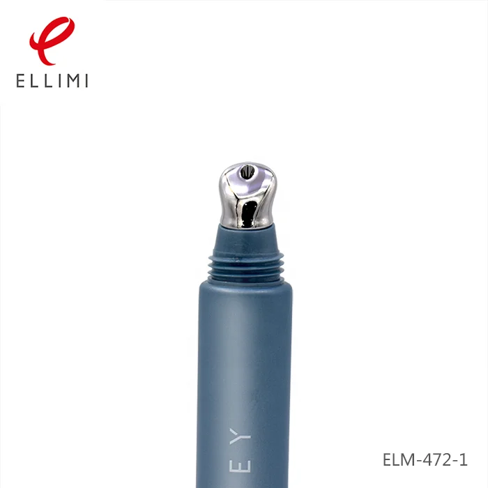 
19 diamater zinc alloy cover Plastic cosmetic packaging tube for eye cream and Essence 