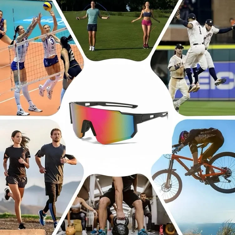 High Quality New Style Unisex Outdoor Cycle Sports Glasses Eyewear Mountain Bike Sunglasses