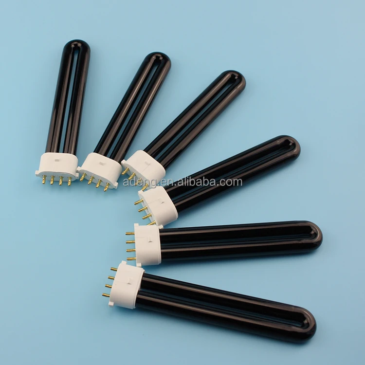 9 Watt UV-A replacement bulb for black flag light bulb T4 black light bulb with G23 2G7 4pins base 8000hours