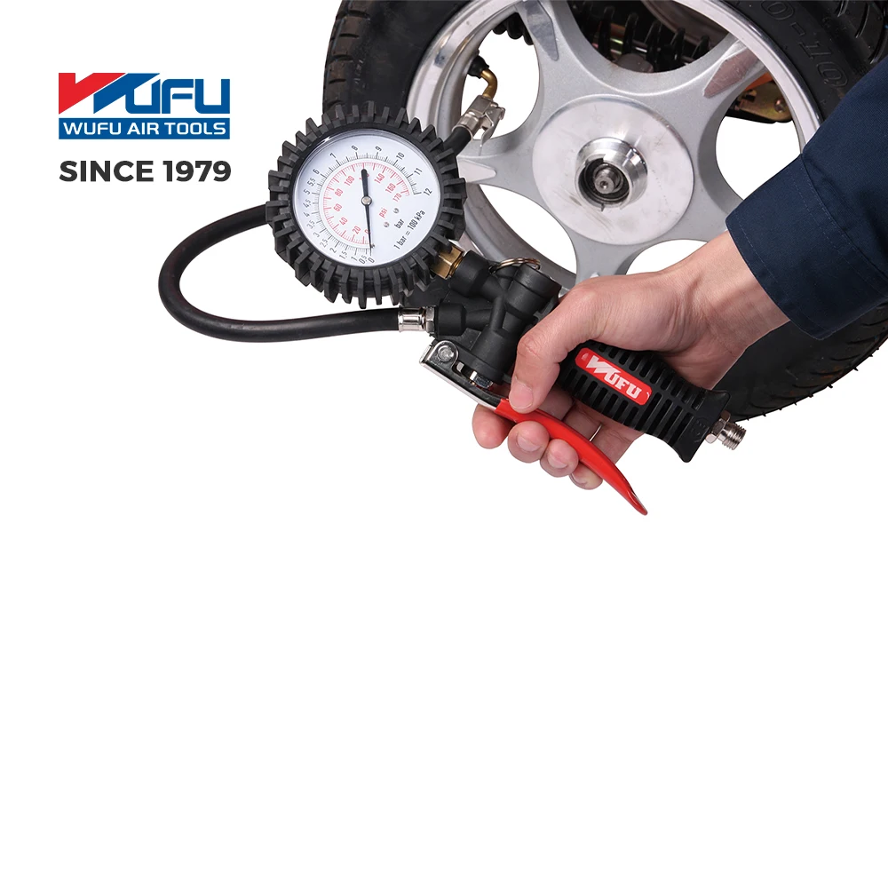 TG-18A pneumatic air pressure gauge tyre inflator gun for car