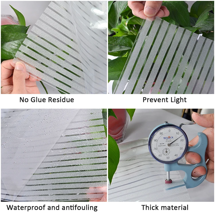 Hot Selling Vinyl Roll Solar  Tinted Stickers Self Adhesive Glass Protection  Covering Paper Privacy Window Film