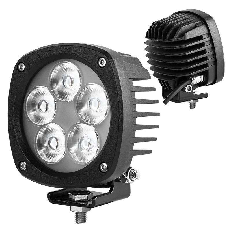 Round Flood Beam 12/24 Volt 50W SUV ATV 12V Round 4 inch Offroad Led Driving Light Tractor LED Work Lamp