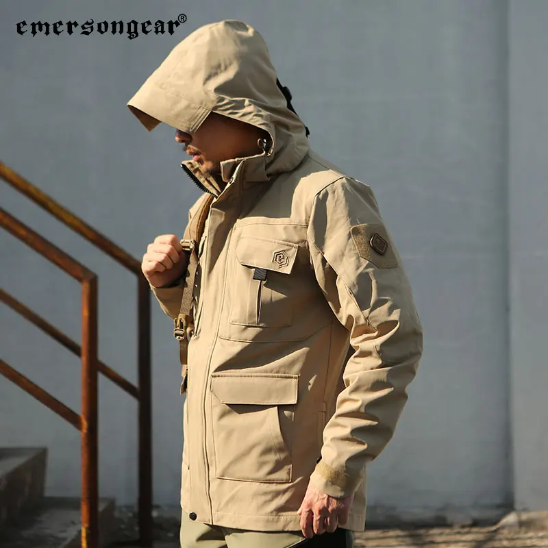 Emersongear оптовая продажа большие размеры ветрозащитная уличная Мужская тактическая куртка полевая M65