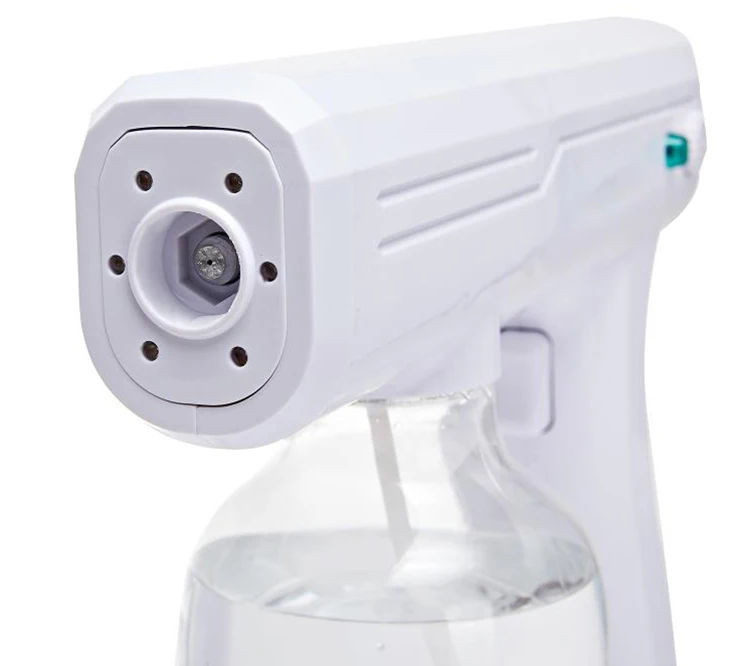 Portable Nano Mist Sprayer Gun Electric Atomizer Spray Machine Blue Ray Disinfecting Wireless Nano Spray Gun
