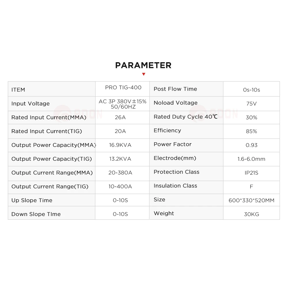 EDON inverter DC TIG/MMA welding machine welder 400amp maquina de soldar