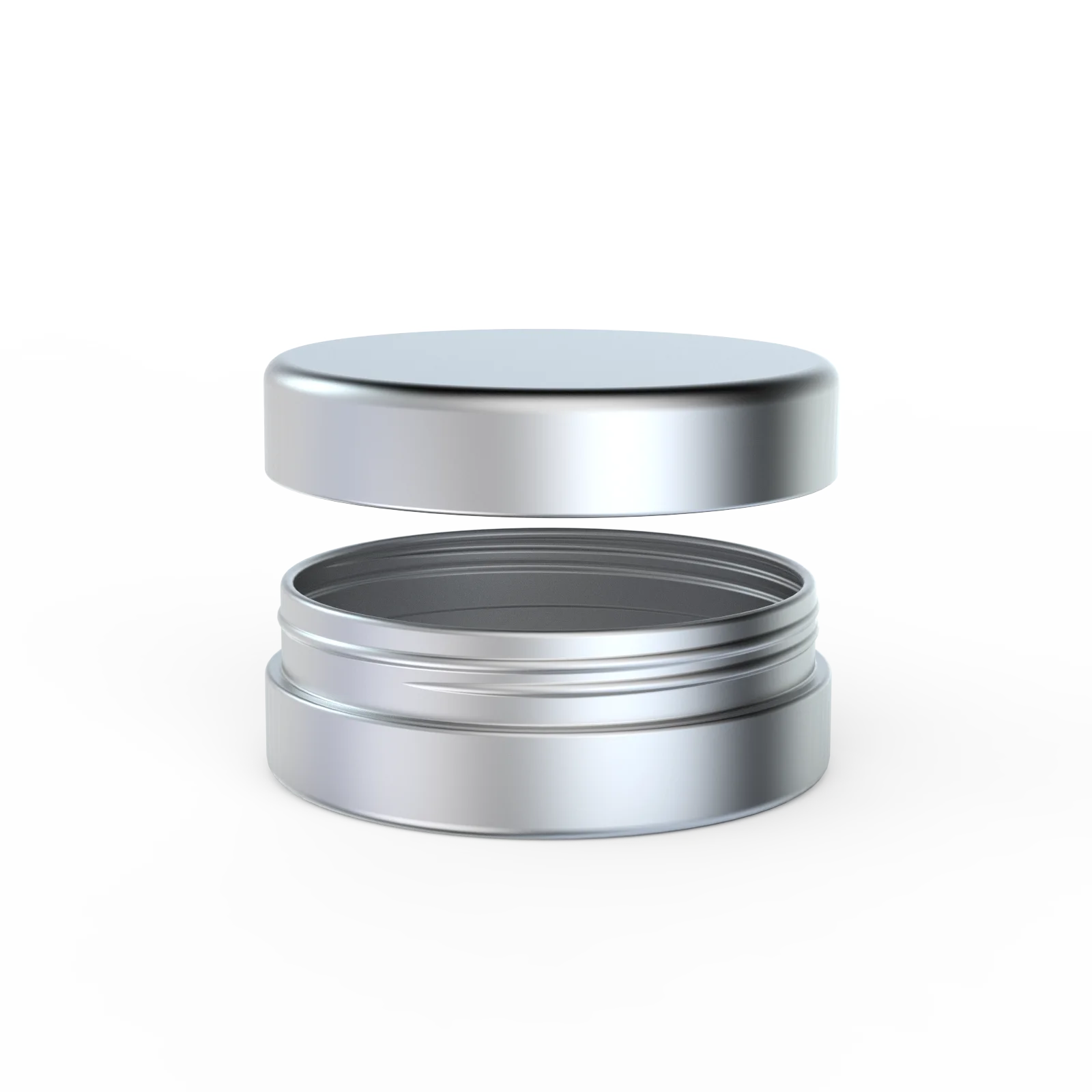 100ml Certified CR child-proof round metal tin box with child resistant lock metal tin case airtight