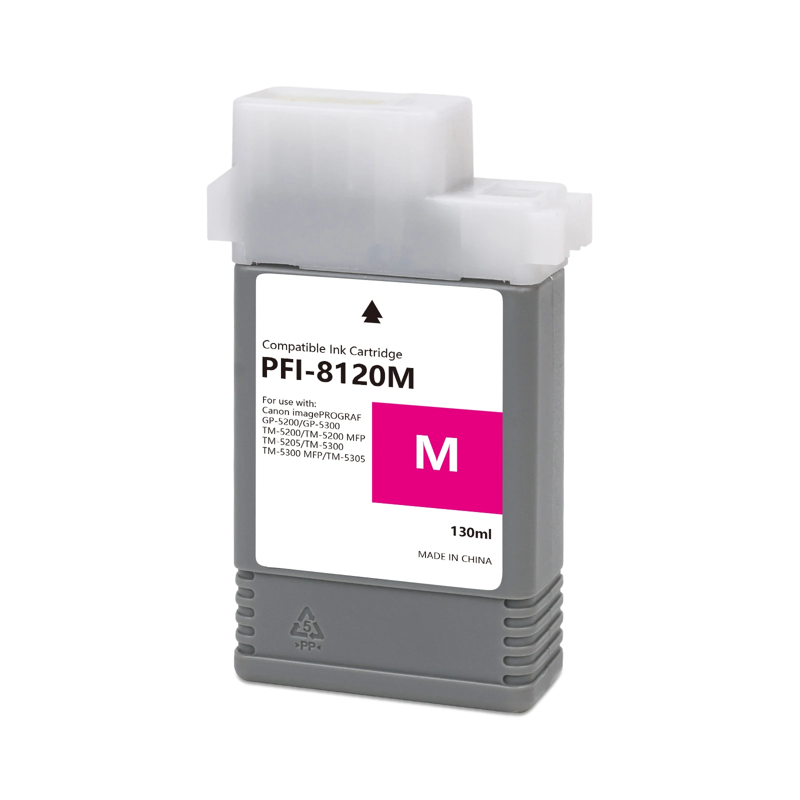 130ML PFI8120 PFI-8120 Compatible Ink Cartridge For Canon imagePROGRAF TM-5200 TM-5205 TM-5300 TM-5300 MFP TM-5305