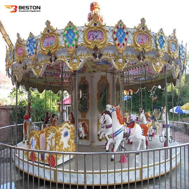 Attraction Happy Swing Outdoor Child Play Merry Go Round Carousel