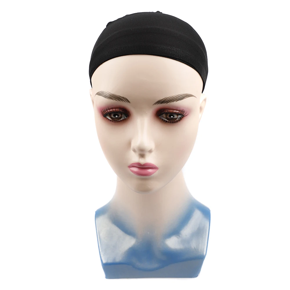 Wig Hair Net stretchy nylon stocking for women girls 2 colors flesh silk liner weaving wig net for women