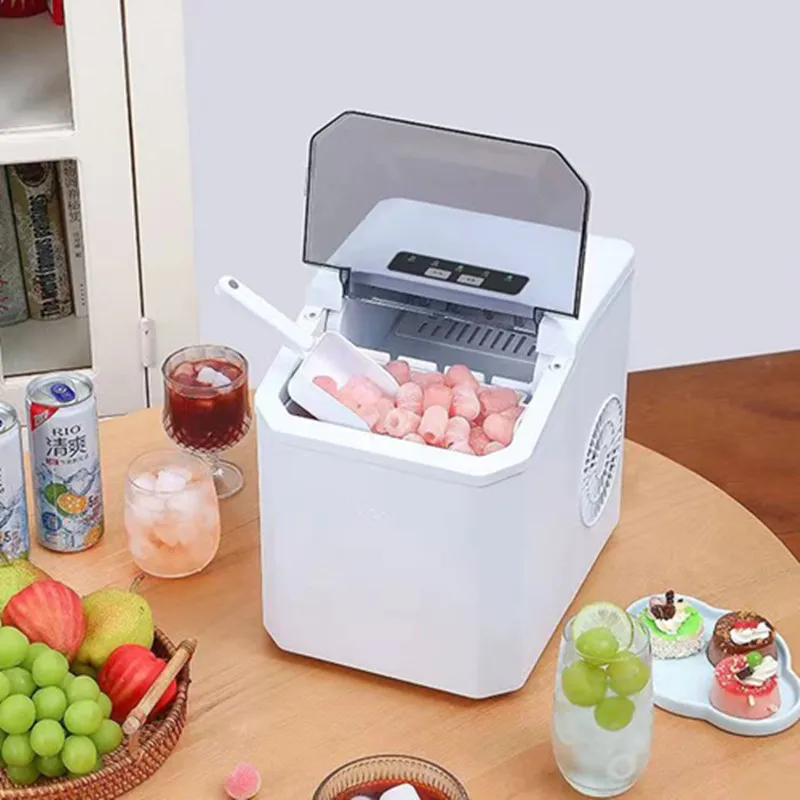 home ice makermachine Automatic Household Mini Portable Ice Maker Machine Freestanding Automatic Liquid Freezer Ice Generator
