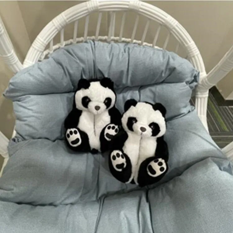 Teddy Bear Slippers designer Cute Plush Toys Comfortable All Inclusive Winter Warm Furry Ladies One Size Teddy Bear Slippers