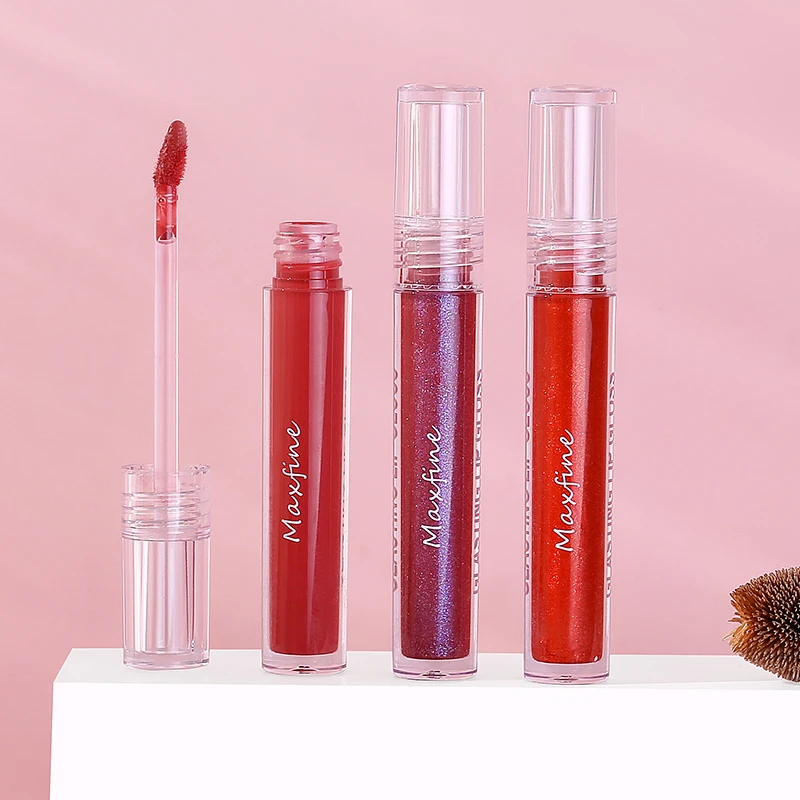 Liquid Lipstick Waterproof Long Lasting Natural Vegan Lip Cream Private Label Custom Lipgloss Non Sticky Lip Gloss