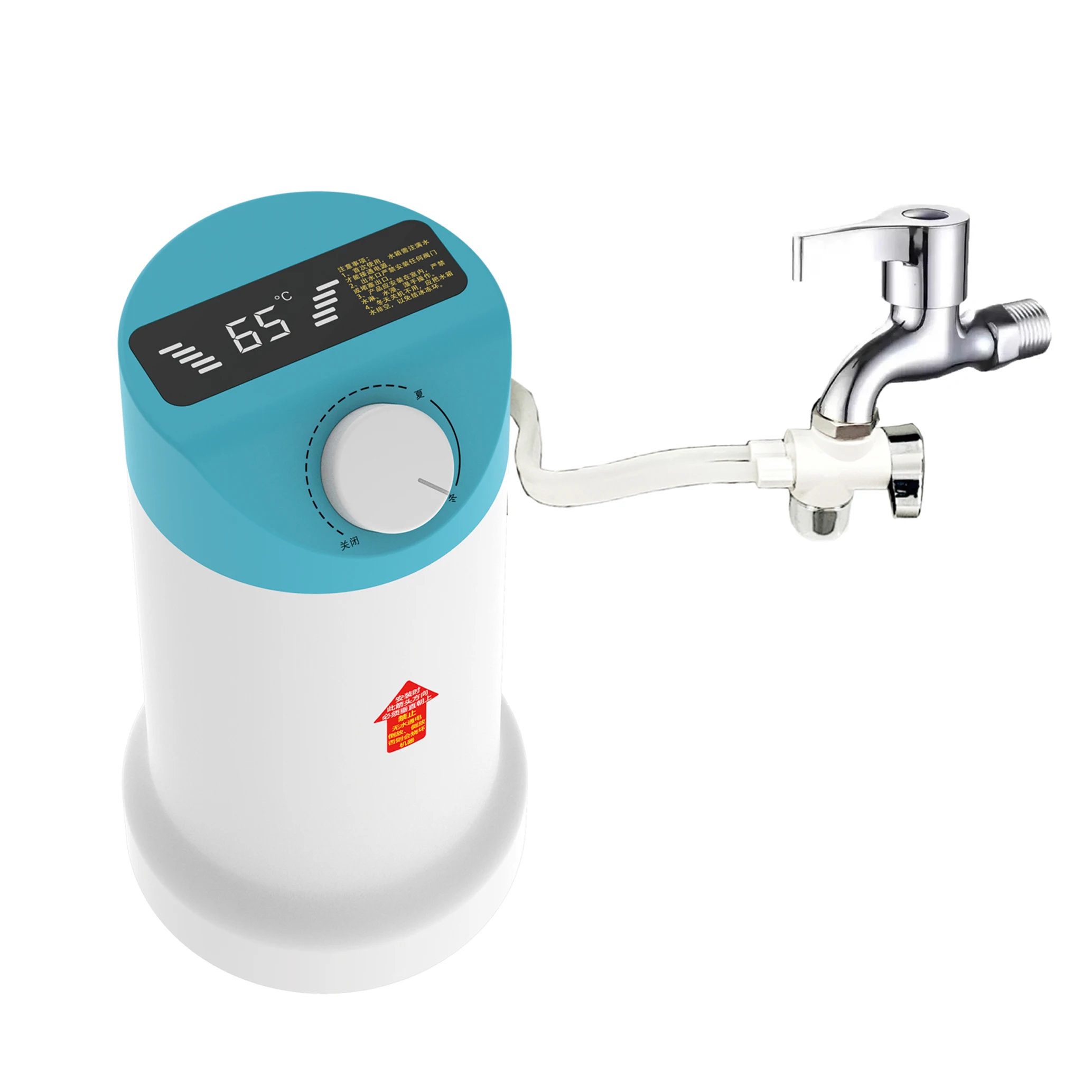 220V 3000W Desktop portable low price bathroom shower kitchen electric hot mini tank water heater