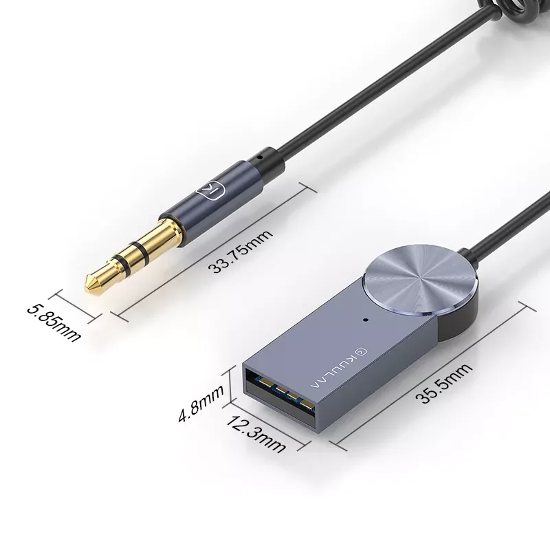 Aux Bluetooth-адаптер кабель-ключ для автомобиля разъем 3 5 мм Bluetooth 0 4 2 приемник динамик