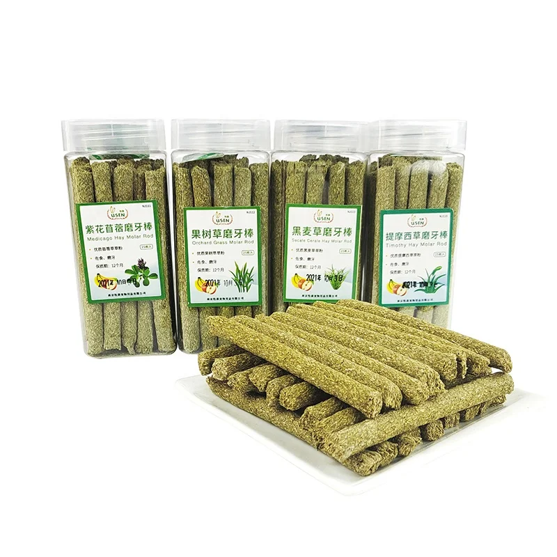 Fine Quality Snack Chew Stick Chinchilla Guinea Pig Rabbit Pet Molar Rod Timothy Grass