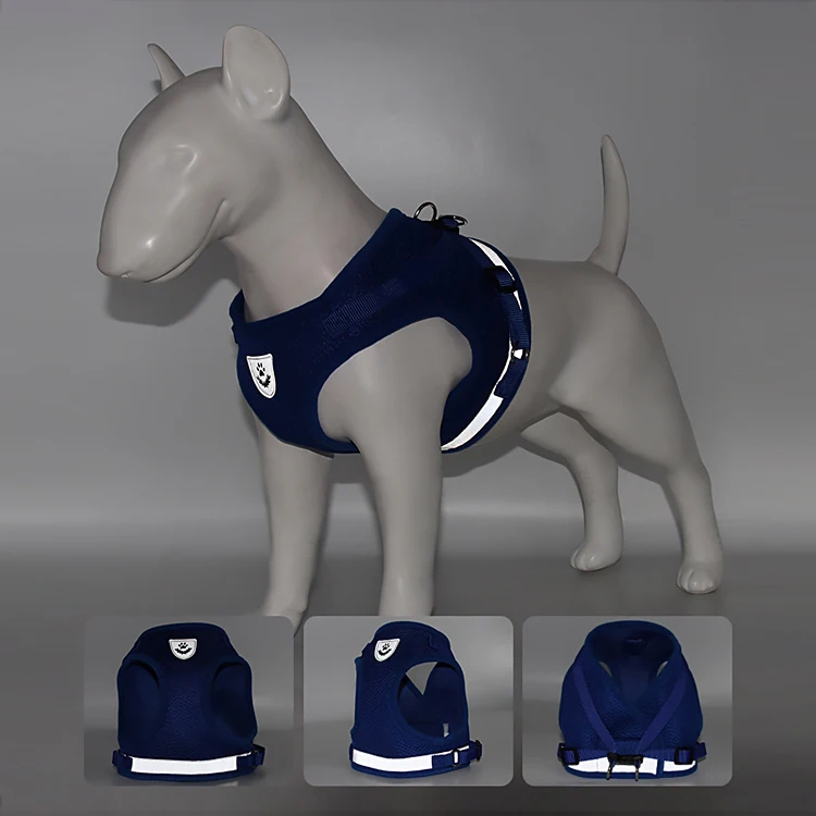 Dog harness lead strong harness leash set soft dog harness for small dogs