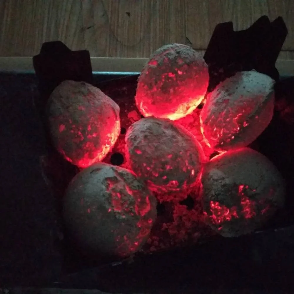 HQBQ0005 HongQiang Bamboo Charcoal Pillow Shape BBQ Charcoal for Wholesale