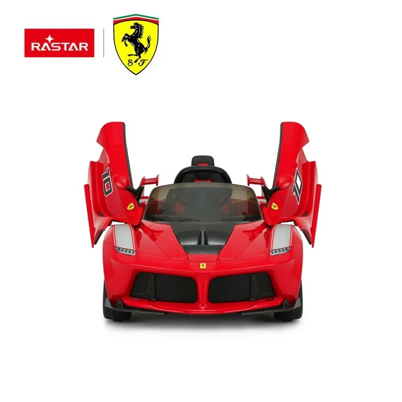 Rastar Baby Ride on Car Ferrari Toy Cars for Kids Plastic Unisex Ride-on for 3-8 Year Olds License Toy Car