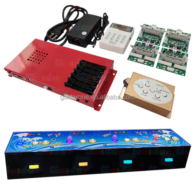 Newest Release Favorable Price Wooden Multi Player Fishing Video Game Machine