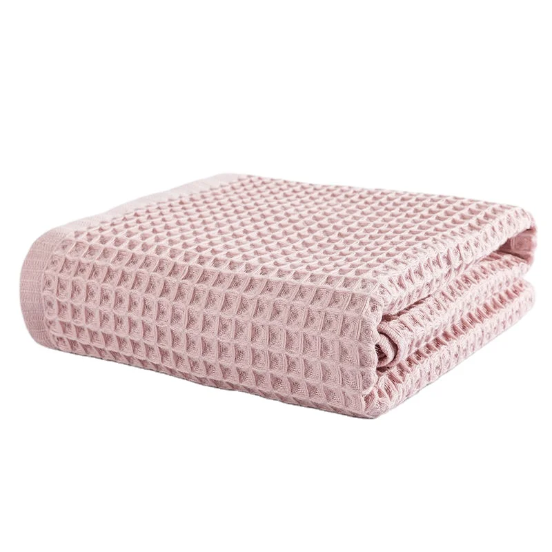 Microfiber microfleece waffle towels cars quick drying hair cleansing towel customised
