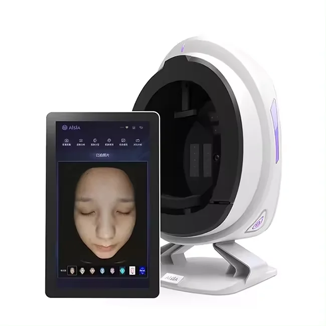 Aisia AI Smart 3D Skin Detector 8 Spectrum Digital Analyzer Face Analysis Machine Facial Scanner Visia Moji