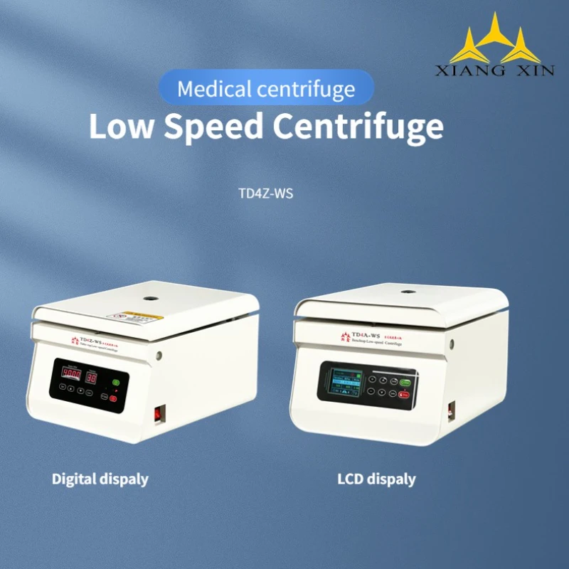 Table top stainless steel hospital clinic Low speed medical centrifuge machine  LCD display with  24 tubes 10ml  ANGLE ROTOR