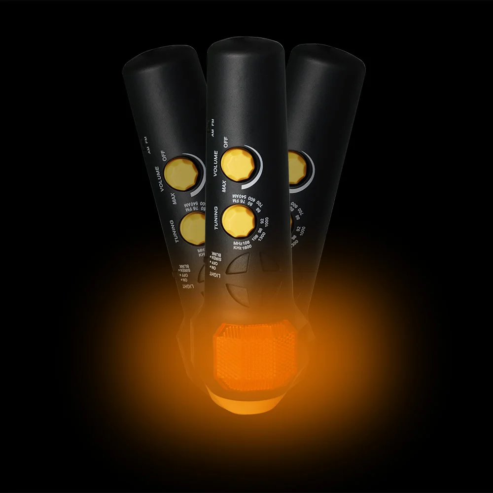 Emergency SOS Flash Light Earthquake Alarm Radio with USB Charger