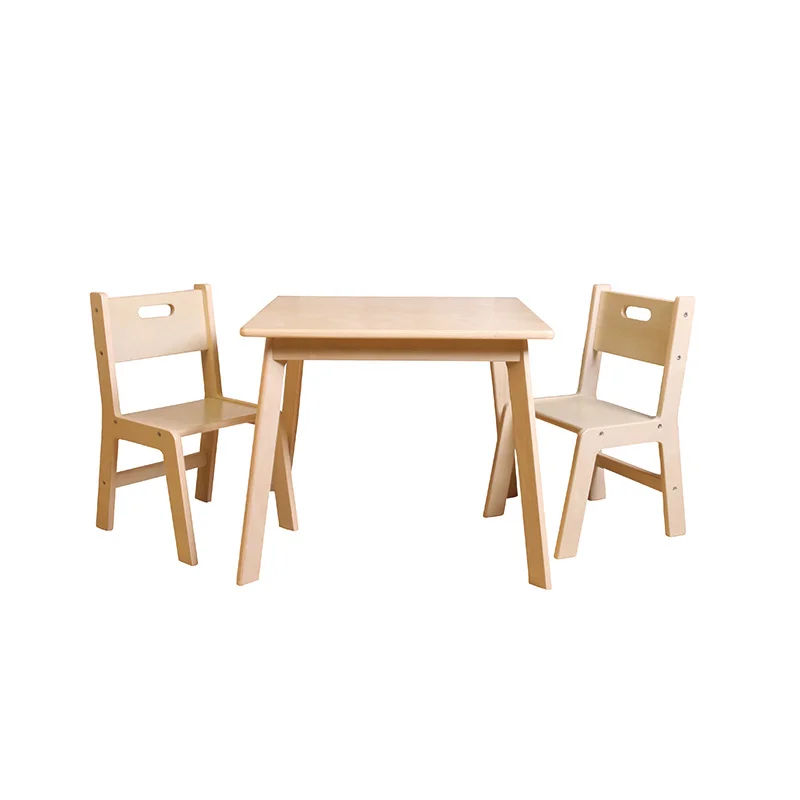 Homish HHMS-038 Tommy Chairs & Table kids play table and chairs set Playroom decor activity wooden furniture