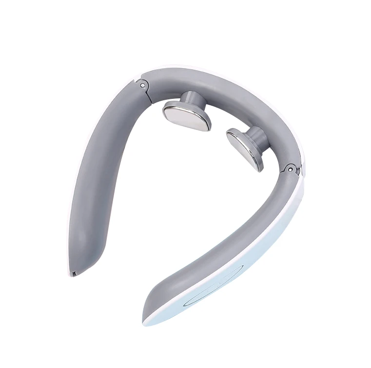 Электронный мини-массажер для шеи, шейный стимулятор ems, Электрический массажер для шеи, импульсный шейный портативный массажер для шеи