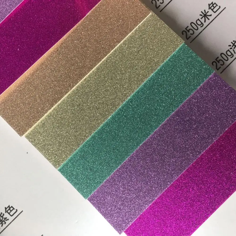 Custom Wrapping Paper Glitter Cardstock