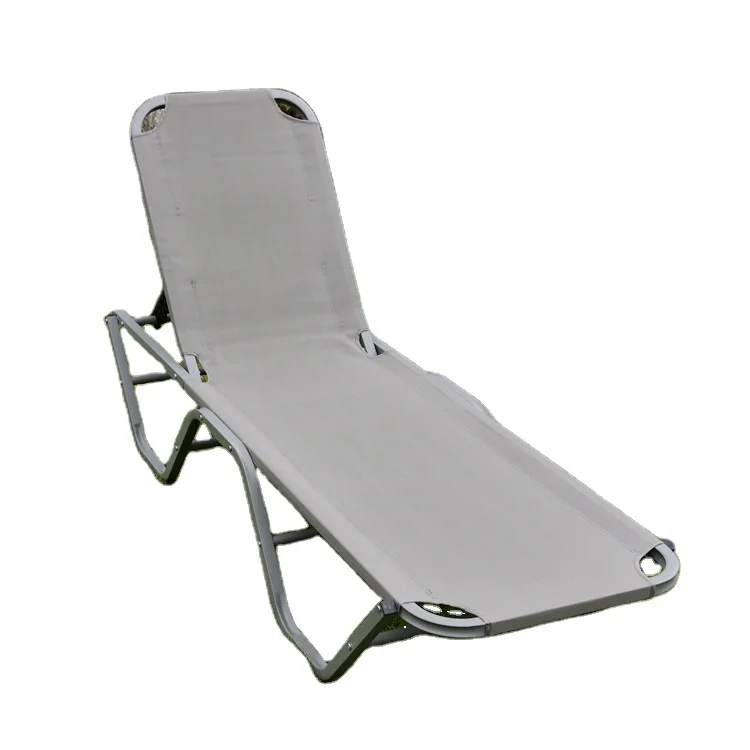 2022 New Outdoor Pool Chairs Sun Lounger Swimming Reclining Led Steel Sun Beds Beach Lounger
