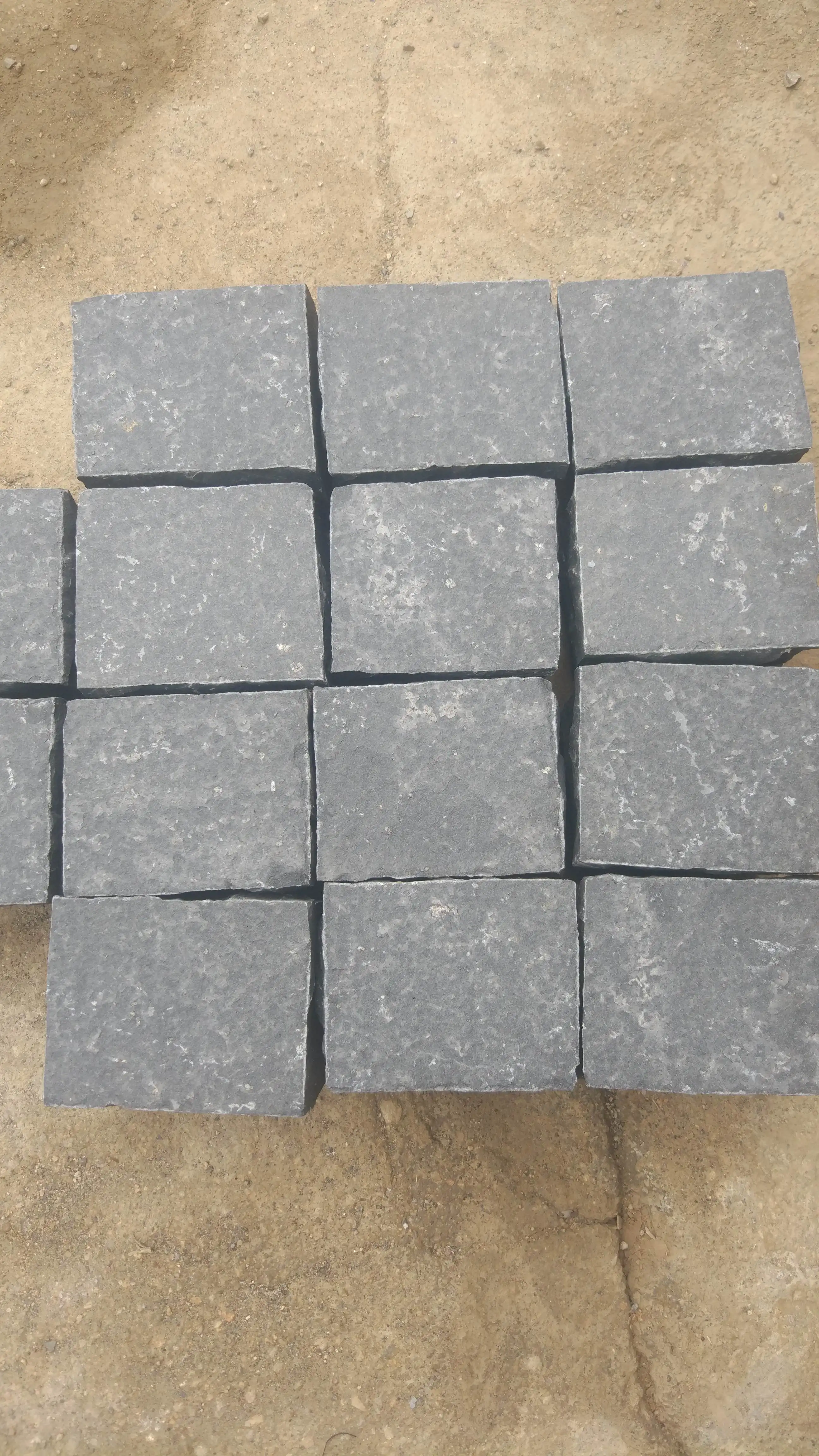 Natural granite stone Cheap basalt zhangpu black exterior paving stone for sale