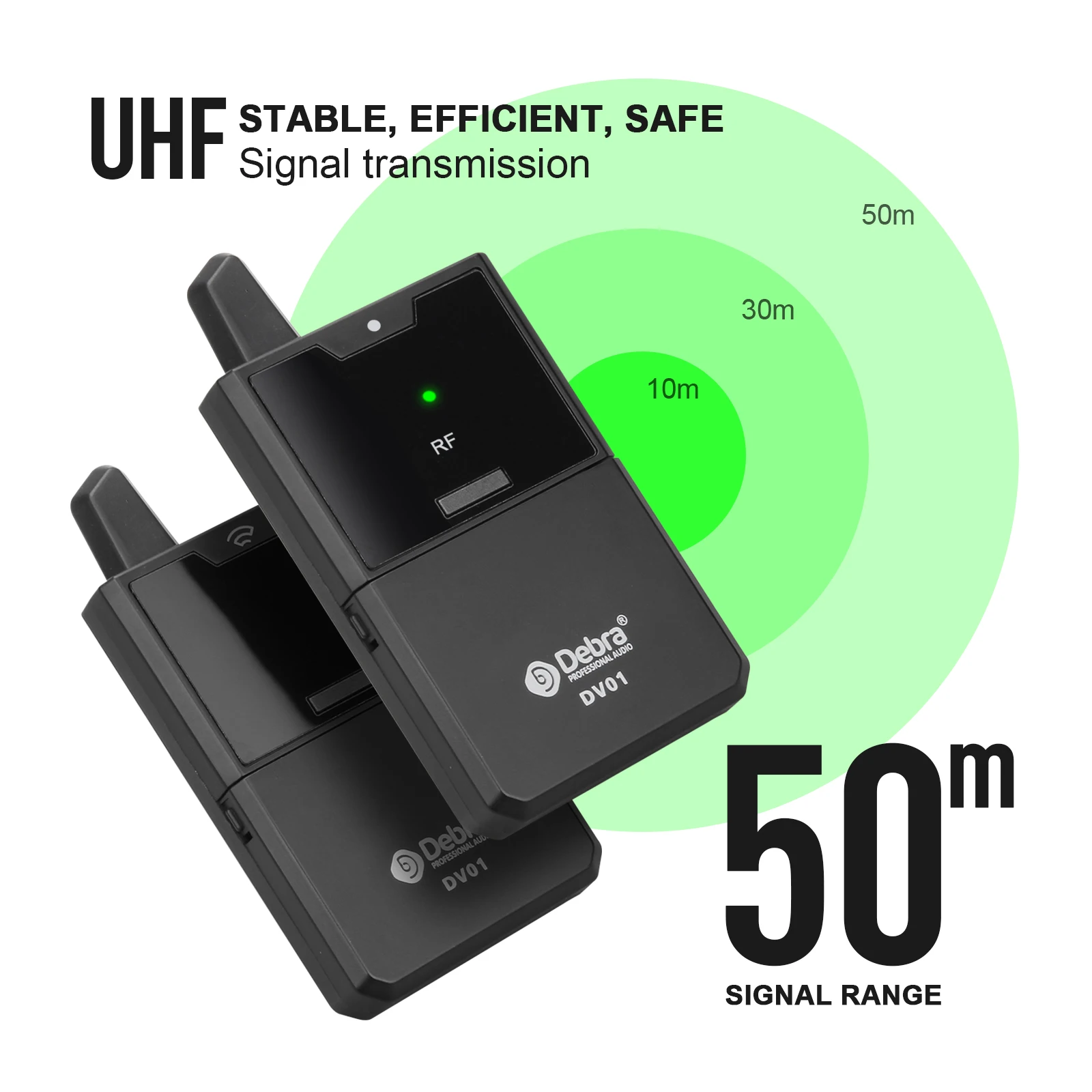 Wireless UHF Handheld Lavalier Headset Microphone for DSLR Camera/Smartphone Interview Recording Streaming Live Broadcast