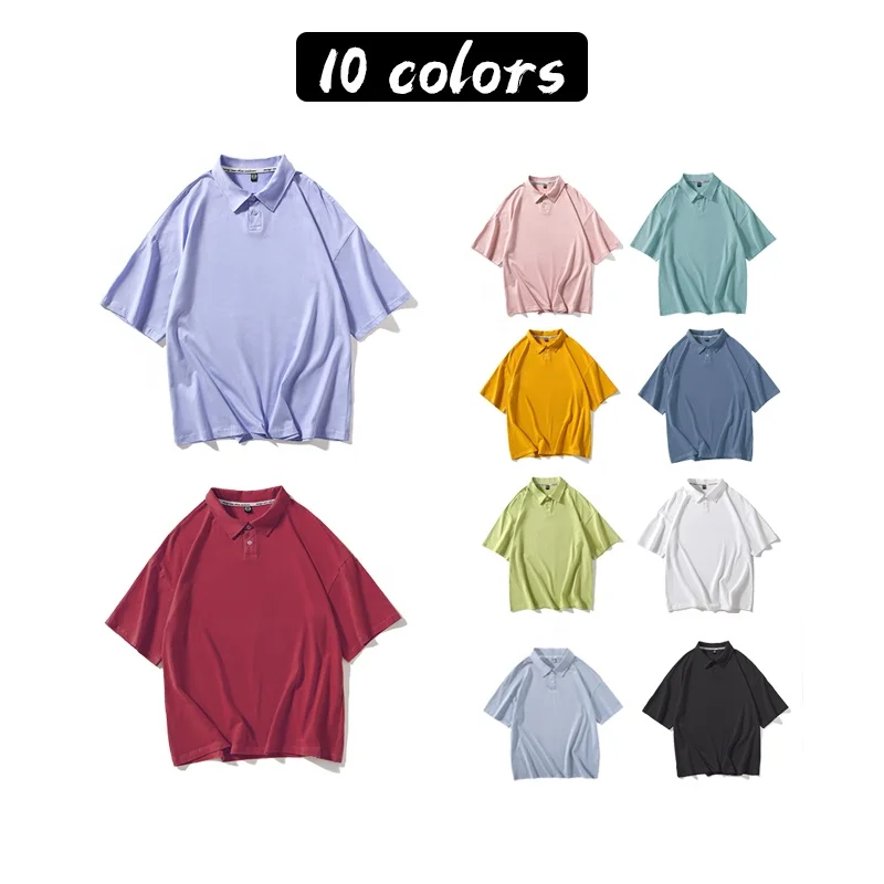 2023 new design  high quality golf polo shirts plain casual 100% cotton  polo shirts custom logo polo shirts
