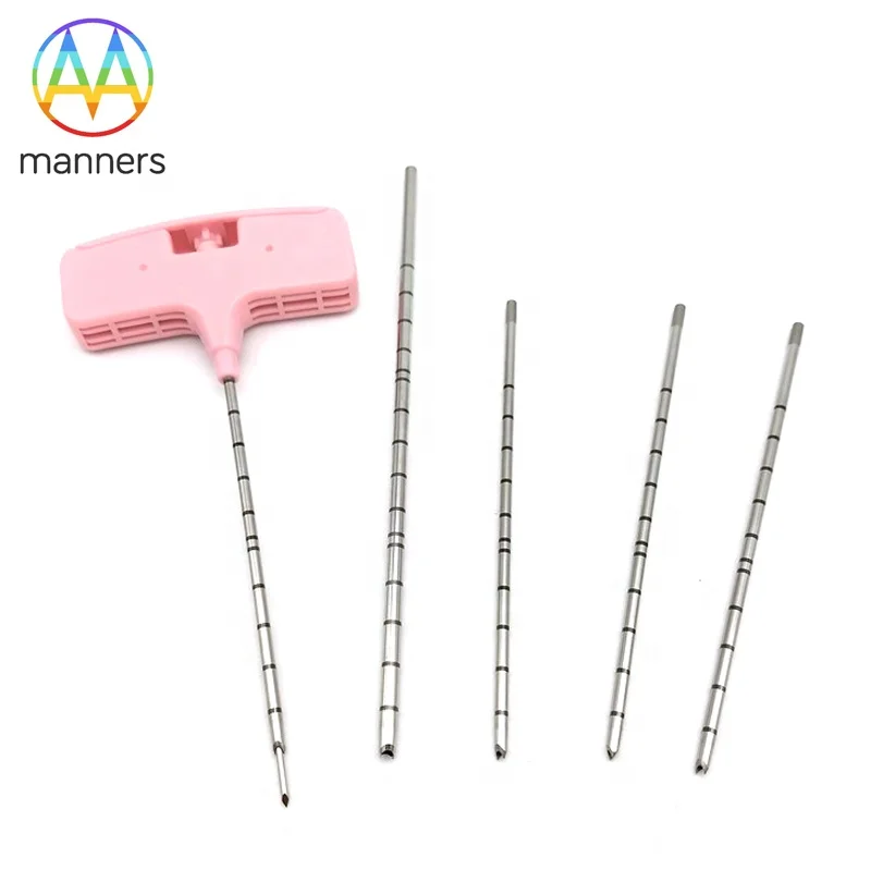 Custom Length Medical Biopsy Needle Stainless Steel Bone Marrow Aspiration Needle Laser Marking Biopsy Puncture Needles