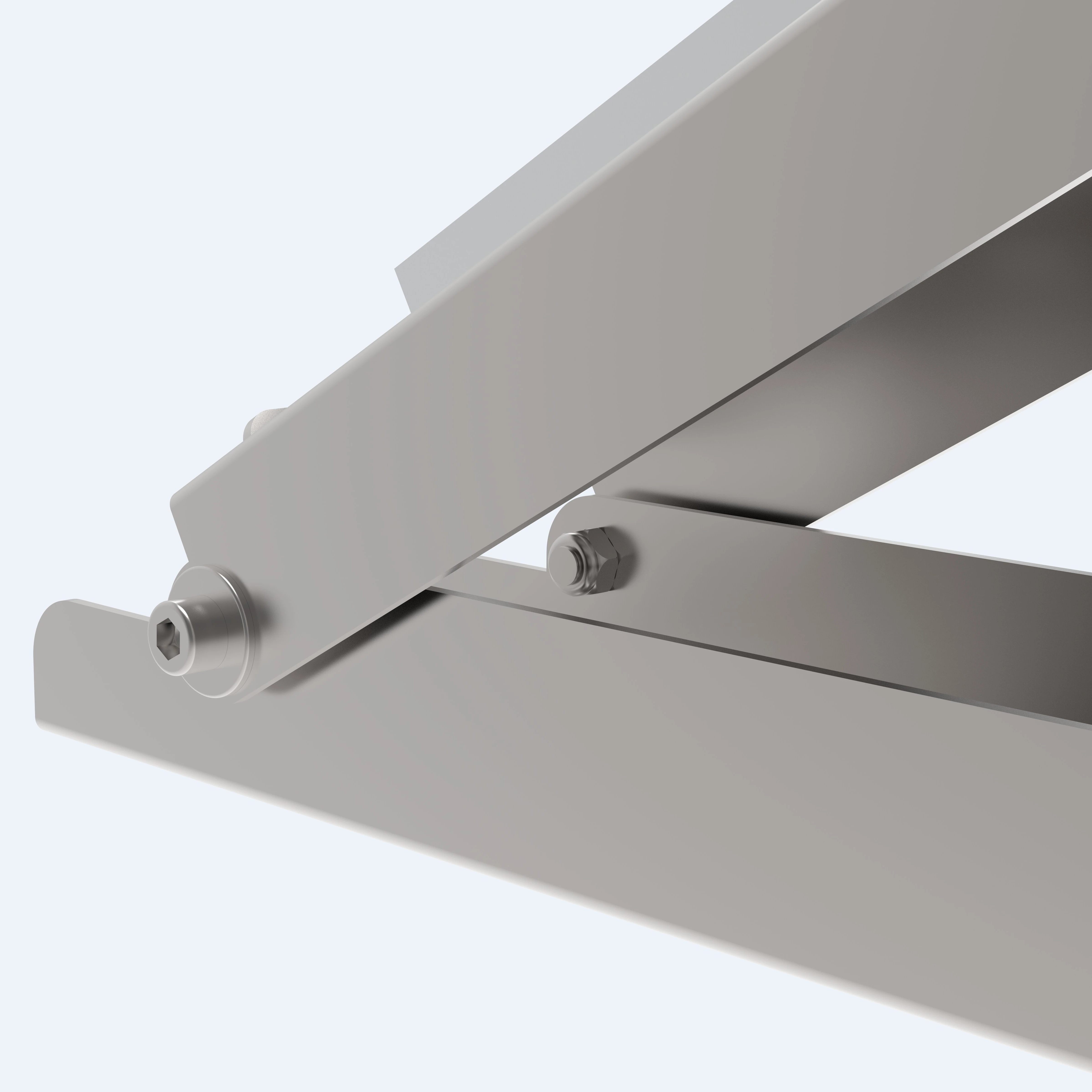 U-shaped Triangle with rail solar panel adjustable mounting system for roof ground pv panels brackets