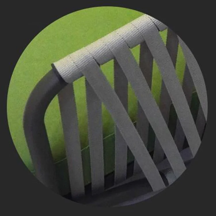 Modern furniture woven rattan sofa outdoor dining chair simple leisure reception sofa chair aluminum frame