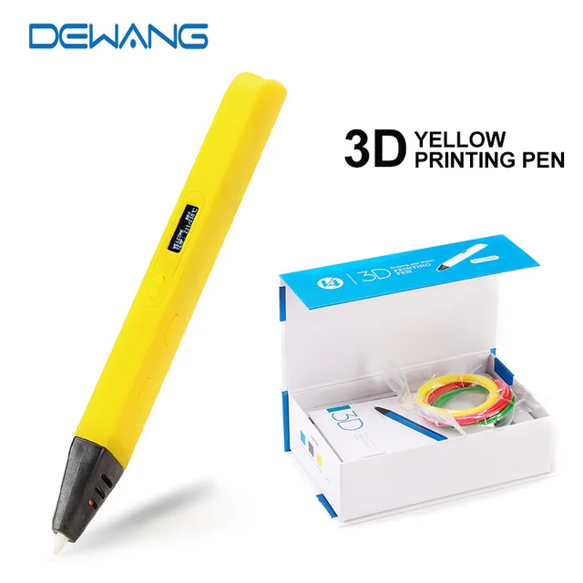 Детский Подарочный принтер с пла-нитью, светодиодный экран, 3D принтер, детская игрушка, образовательная 3d-ручка, цифровые принтеры
