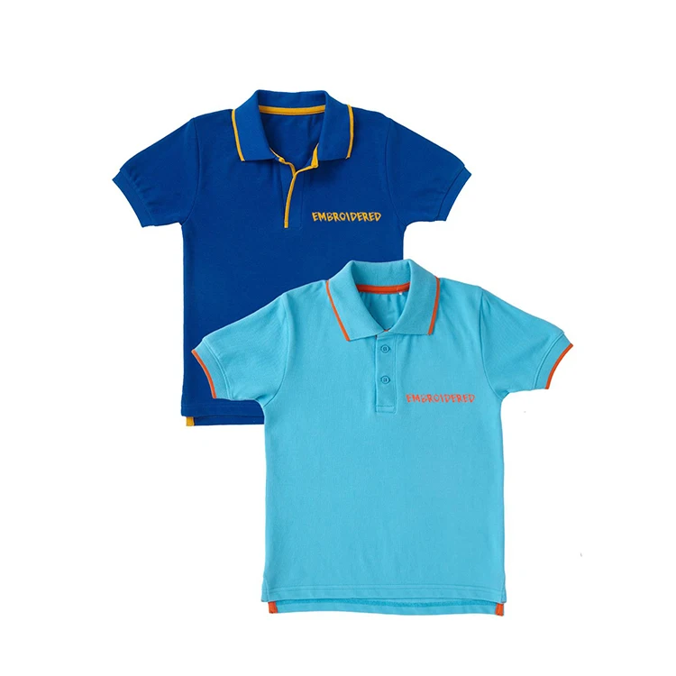 promotion School Uniform embroider logo Multicolor Sports cotton kids Polo shirts for Boys  boys t-shirts&polo shirts