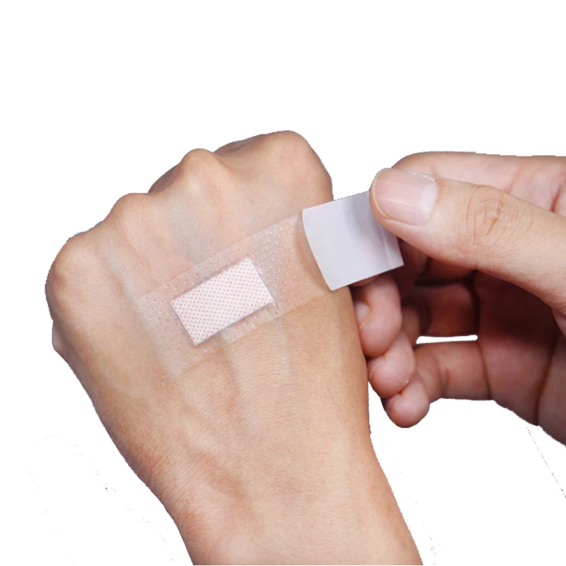 Waterproof PE transparent band aid manufacturer clear adhesive bandage plaster