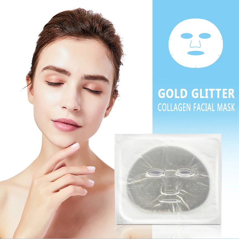  Diamond Product Magic Transparent Gold Glitter Moisturizing Collagen Crystal Facial