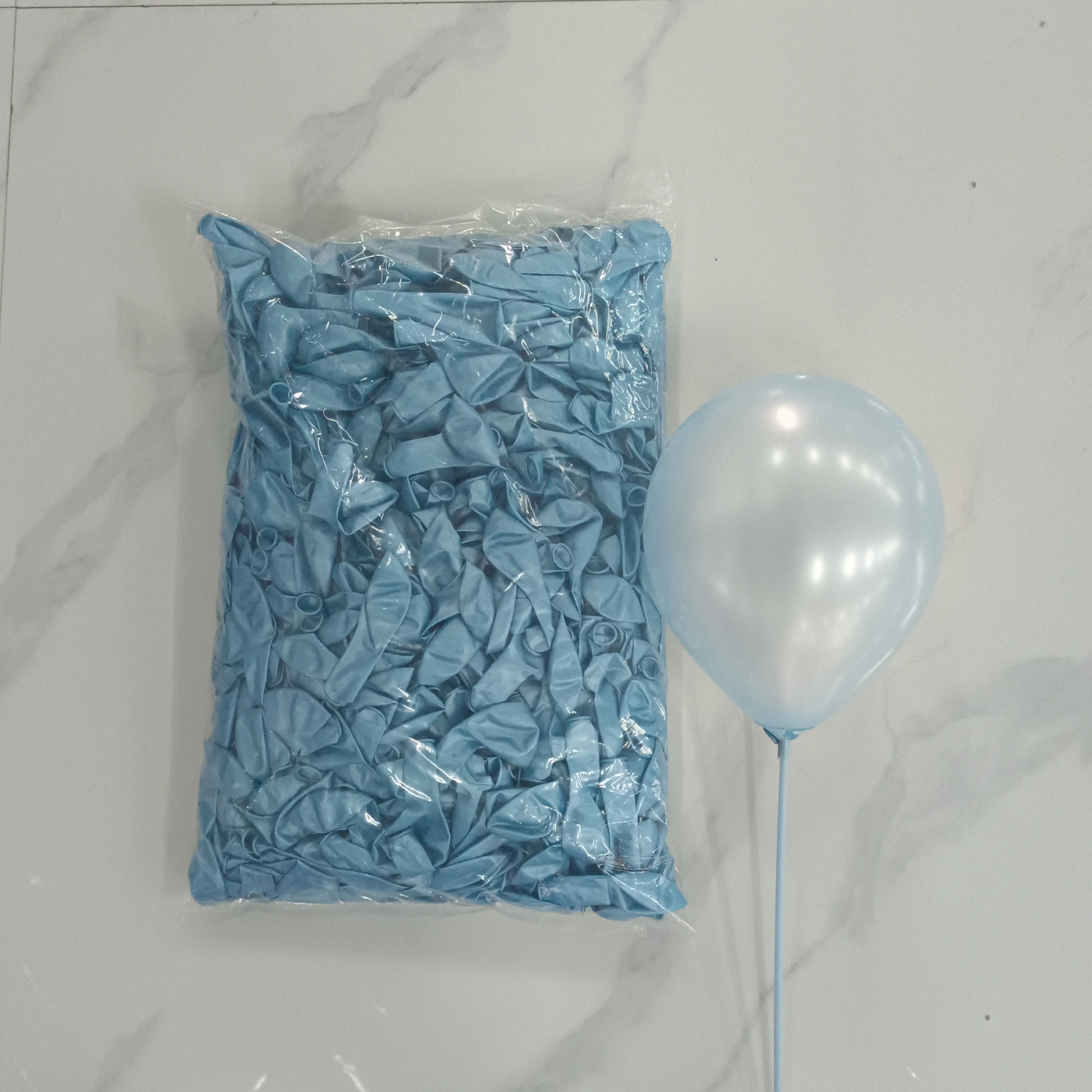 bulk package matte pastel retro metallic balloon factory price party 7 9 10 inch 1.5g round solid  helium latex balloon