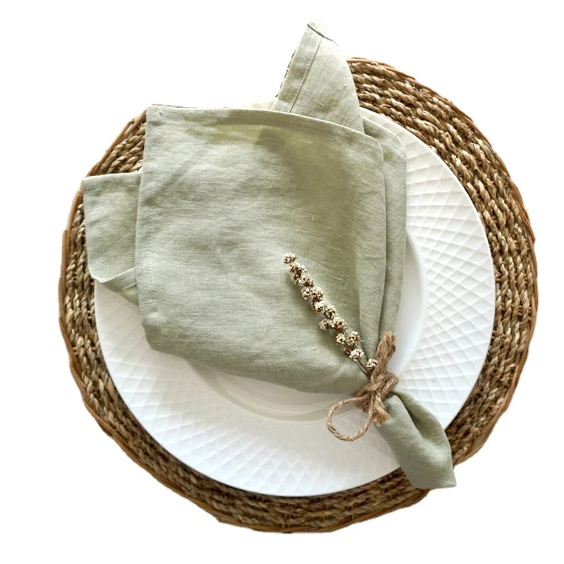 color french wholesale custom restaurant wedding dinner hemstitch events cloth linen table napkin