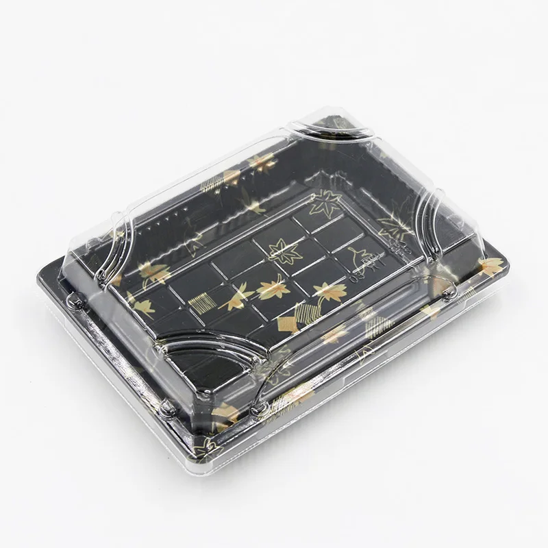 ZY03 Disposable food sushi packaging box with clear Lid plastic sushi container