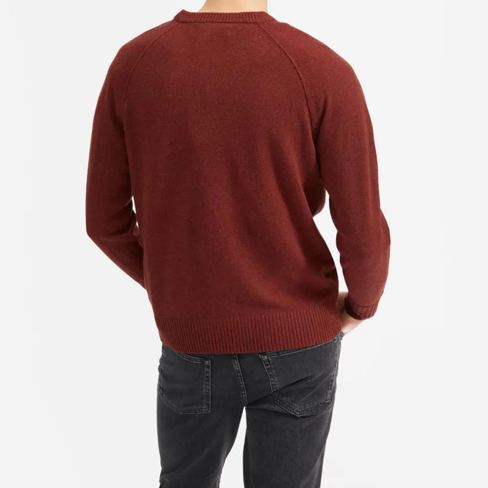 2024 new design winter man sweater custom fabric knitted sweater mans