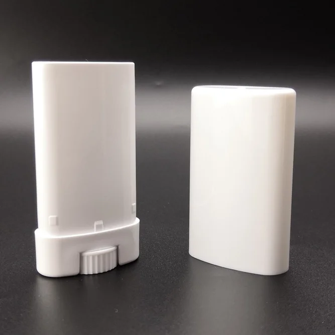 Deodorant Empty Bottle Oval Plastic Deodorant Stick Tube Screen Printed